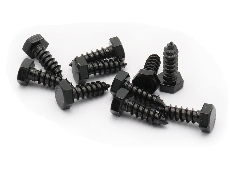 LBY 22pcs Lag Screws, 5/16" x 1" Hex Head Lag Screws Bolts (with Washers), Heavy-Duty Wood Screws for Decking & Structural Fastening, 304 Stainless Steel, (Black) - Image 4